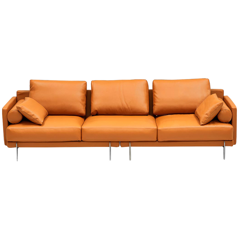 Диван Mosley Orange Sofa Оранжевый Оранжевый в Санкт-петербурге | Loft Concept 