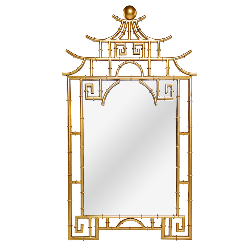 Зеркало Pagoda Mirror Gold 128 Золотой в Санкт-петербурге | Loft Concept 