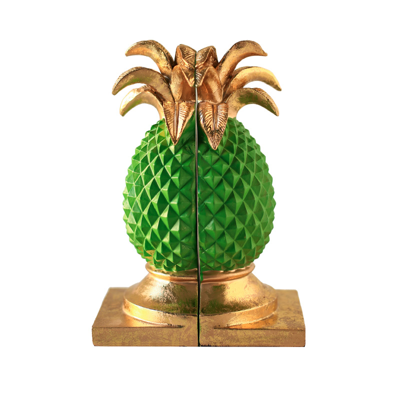 Держатель для книг Green Pineapple Book Holder Зеленый Золотой в Санкт-петербурге | Loft Concept 