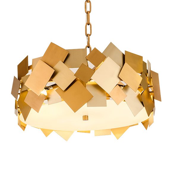 Люстра Gold Plate Chandelier 4  в Санкт-петербурге | Loft Concept 