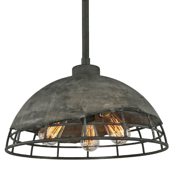 Подвесной светильник Stone industrial lamp 3 Серый (Gray) в Санкт-петербурге | Loft Concept 