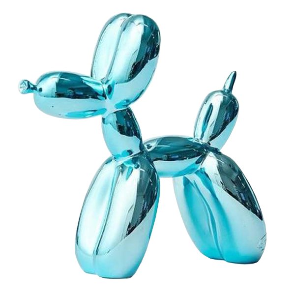 Статуэтка Jeff Koons Balloon Dog Turquoise Бирюзовый в Санкт-петербурге | Loft Concept 