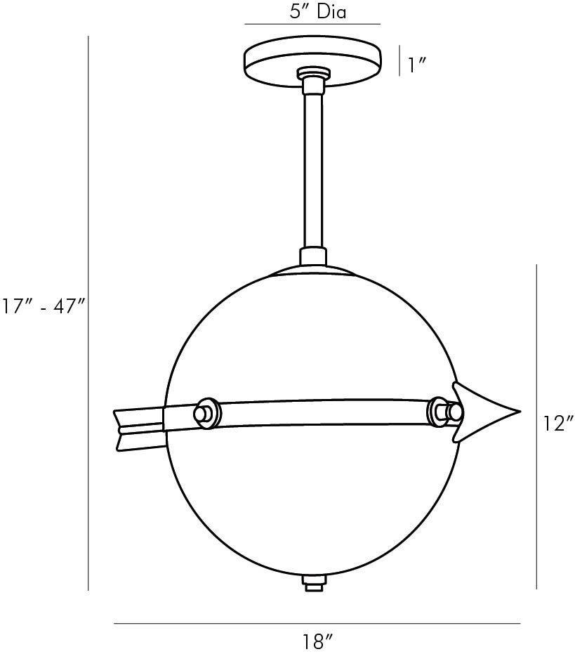 Люстра Arteriors CELESTIAL PENDANT в Санкт-петербурге