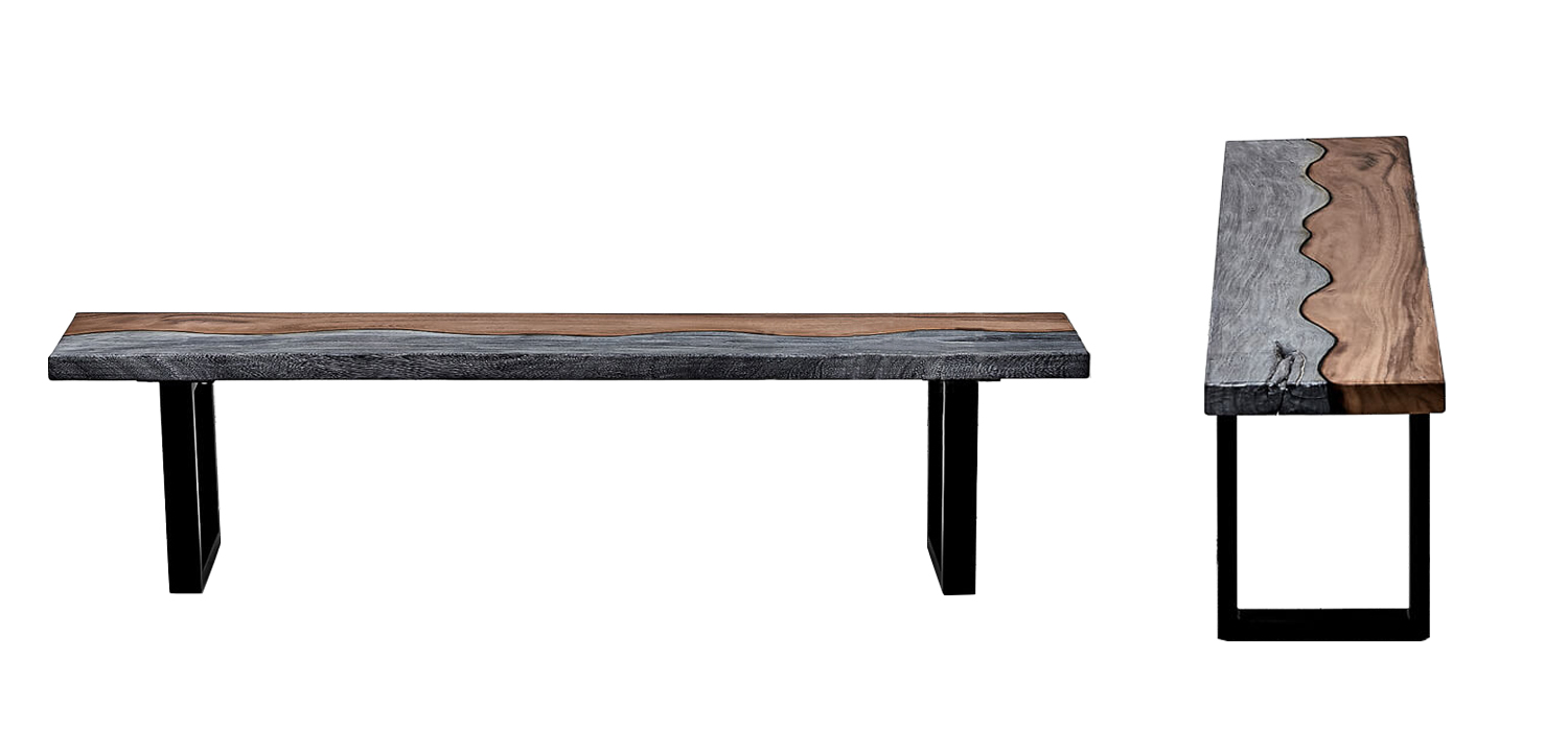 Скамья в стиле лофт Brooks Bench - фото №1