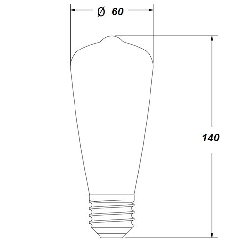 Лампочка Loft Edison Retro Bulb №1 в Санкт-петербурге