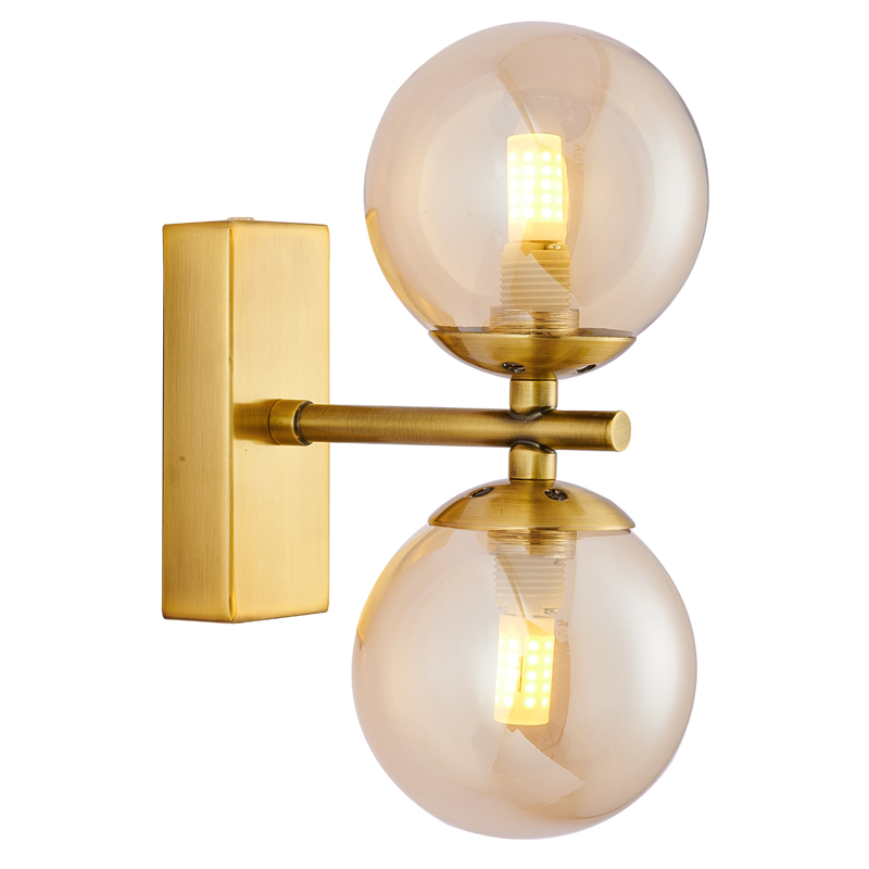 Бра Berries Sconce amber Латунь Янтарь (Amber) в Санкт-петербурге | Loft Concept 