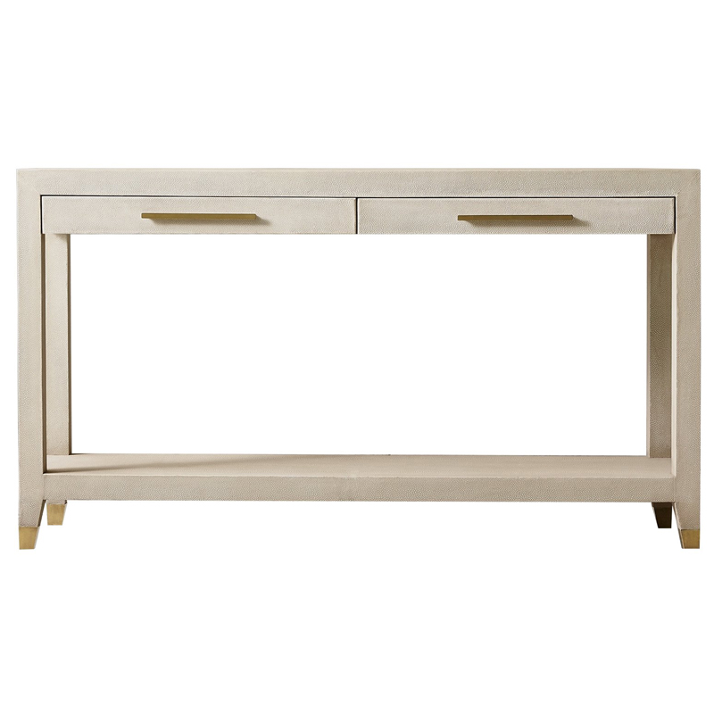 Charles Stingray Texture Console Ivory Консоль скат Золотой ivory ( слоновая кость ) в Санкт-петербурге | Loft Concept 