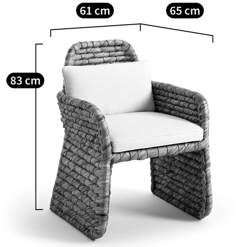 Плетеное кресло Madge Wicker Armchair в Санкт-петербурге