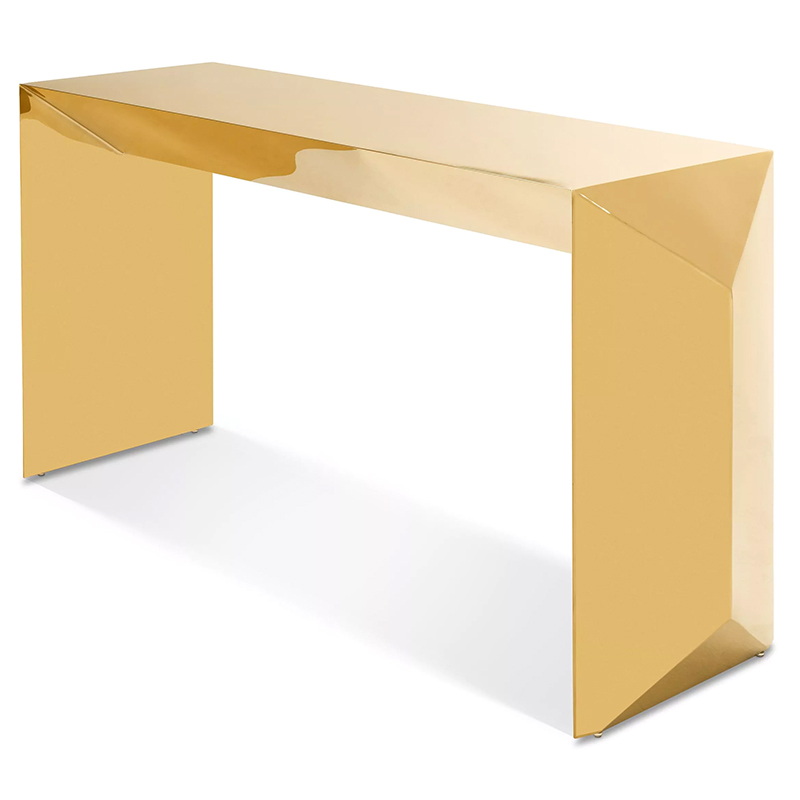 Консоль Eichholtz Console Table Carlow Gold Золотой в Санкт-петербурге | Loft Concept 