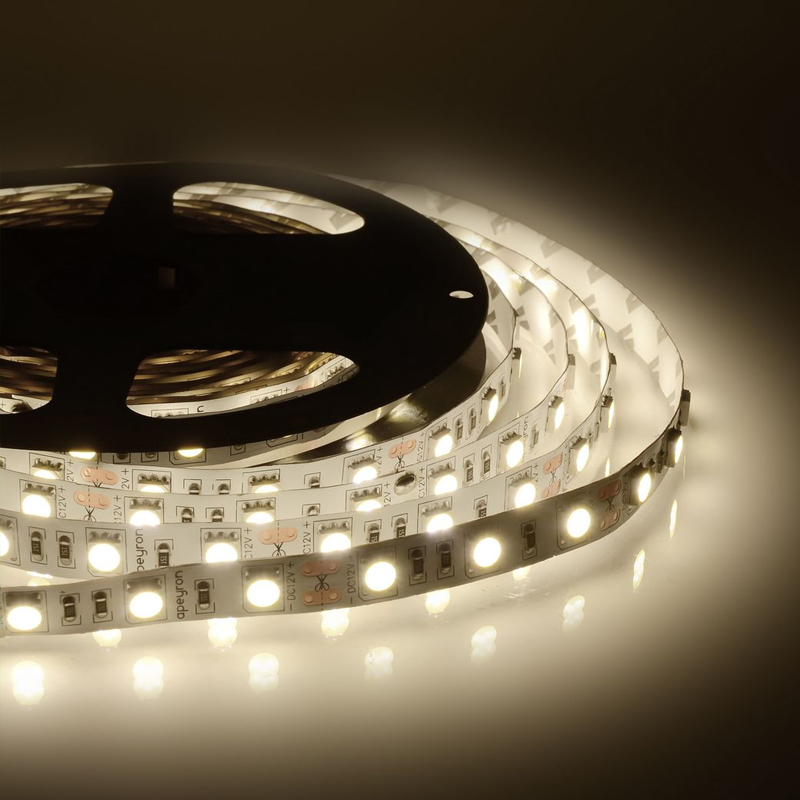 Светодиодная лента 14,4W/m 60LED/m 5050SMD дневной белый 5M Белый в Санкт-петербурге | Loft Concept 