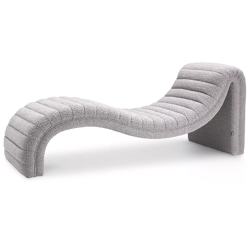 Кушетка Eichholtz Chaise Longue Pioneer Серый в Санкт-петербурге | Loft Concept 