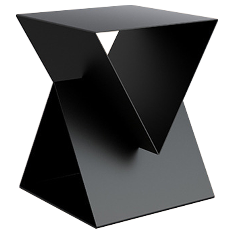 Приставной стол Two Triangles Black Side Table Черный в Санкт-петербурге | Loft Concept 