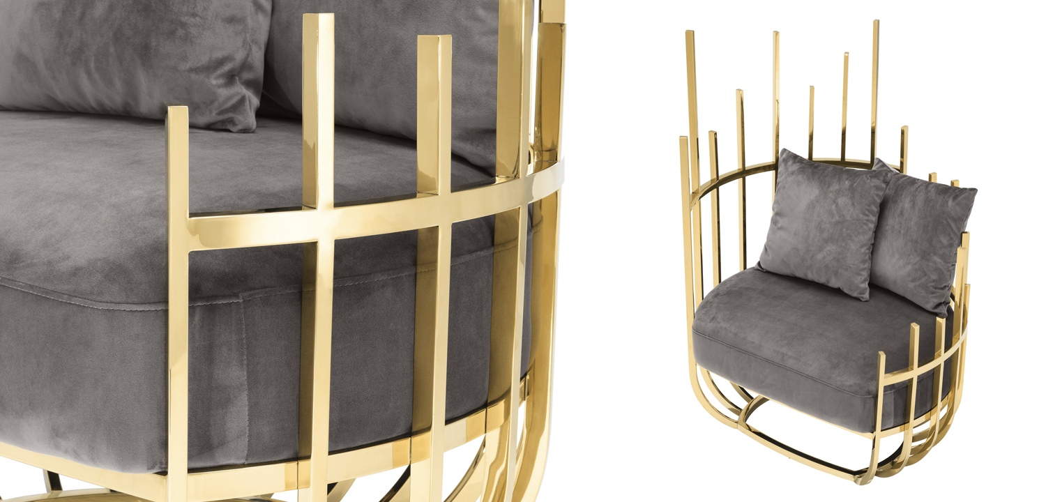 Кресло Eichholtz Chair Santorini Left - фото №1