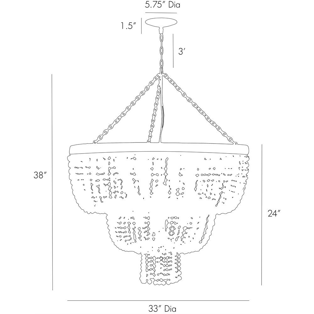 Люстра Arteriors CHAPPELLET CHANDELIER в Санкт-петербурге