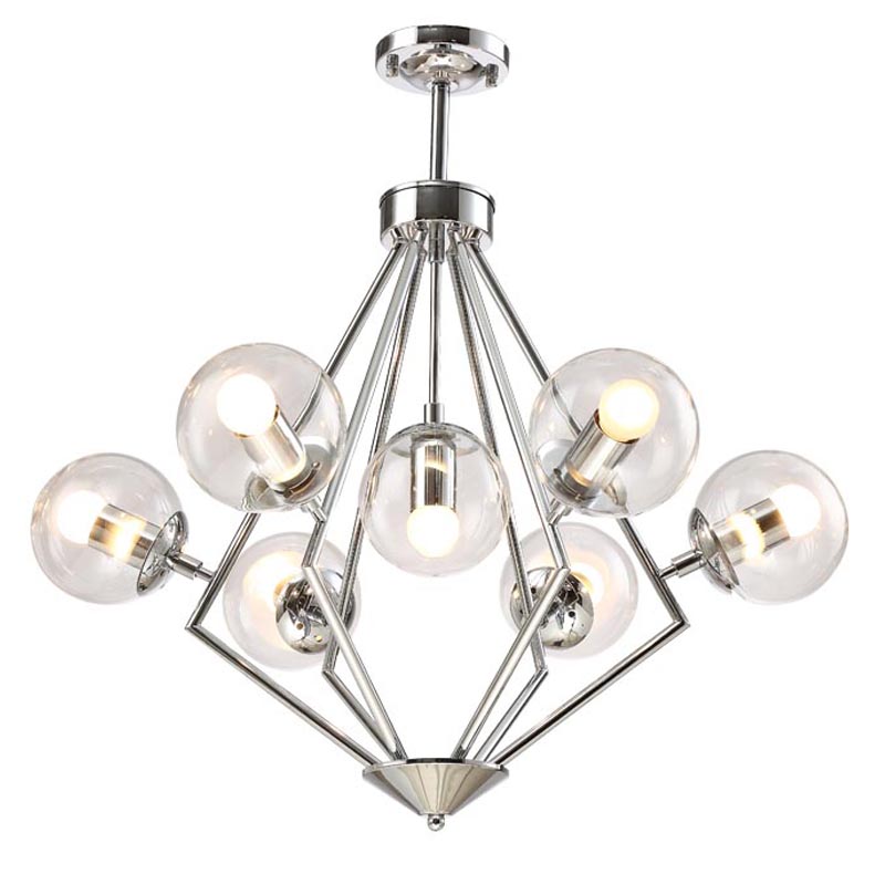 Люстра Liebaud Chandelier 7 lamp Хром в Санкт-петербурге | Loft Concept 