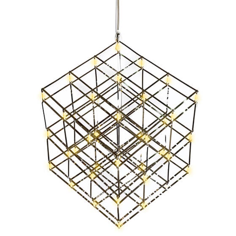 Люстра Moooi Tesseract Yellow lamp S Хром в Санкт-петербурге | Loft Concept 