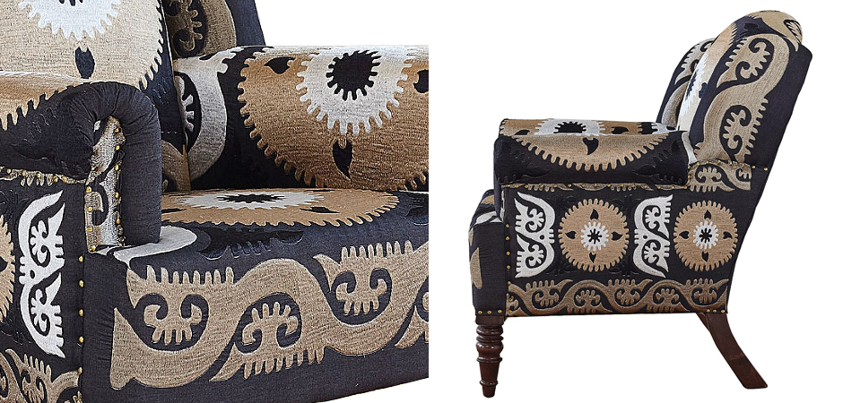 Armchair Mandala Beige Ornament - фото №2