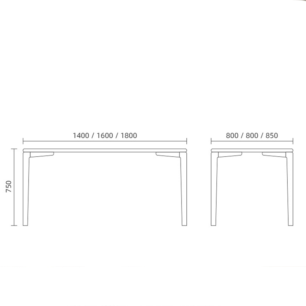 Стол обеденный деревянный прямоугольный Walnut Dining Table в Санкт-петербурге