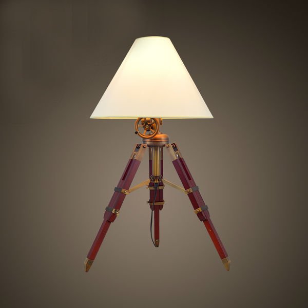 Настольная лампа Table Standing Lamp Red Бургундский красный в Санкт-петербурге | Loft Concept 