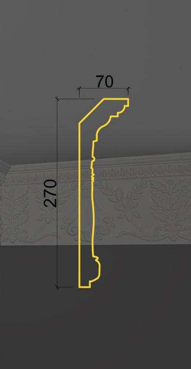 Карниз с орнаментом KO-08 в Санкт-петербурге