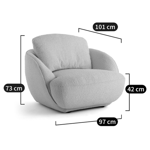 Полукруглое мягкое кресло Halle Green Armchair в Санкт-петербурге