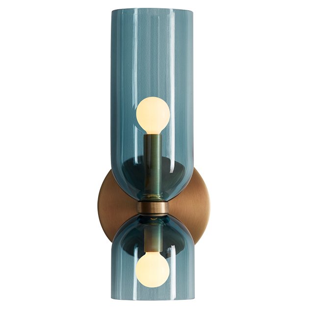 Бра Lightmaker Studio Edie Sconce Blue Медь Синий в Санкт-петербурге | Loft Concept 