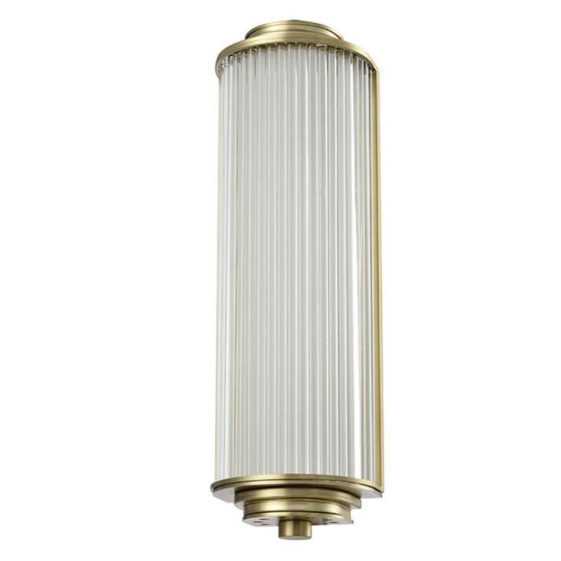 Бра Brion Glass TUBE Wall Lamp Brass Латунь Прозрачный (Transparent) в Санкт-петербурге | Loft Concept 