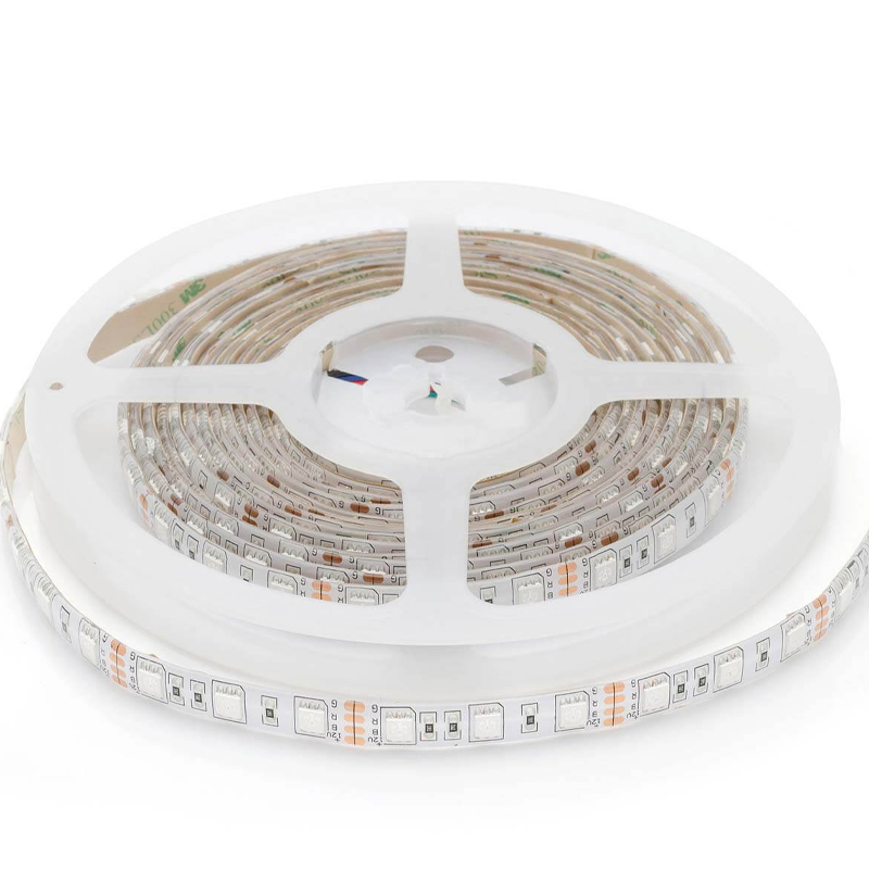 Светодиодная влагозащищенная лента 14,4W/m 60Led/m 5050SMD разноцветная 1M Белый в Санкт-петербурге | Loft Concept 