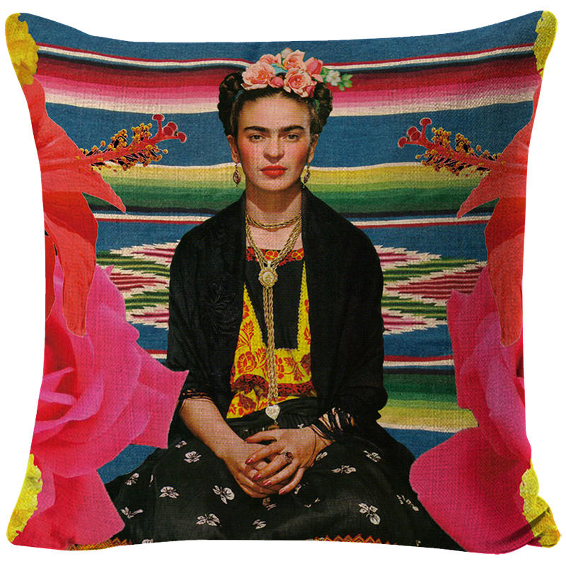 Декоративная подушка Frida Kahlo 6 Мульти в Санкт-петербурге | Loft Concept 