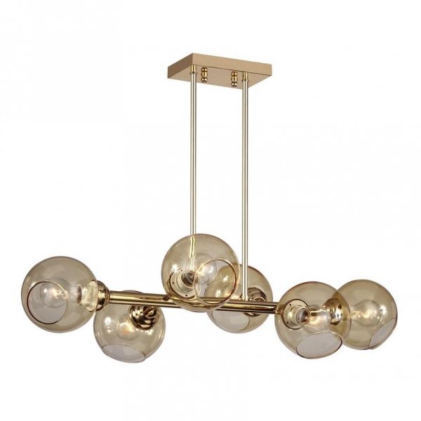 Люстра Glass Bubble Chandelier Brass Латунь в Санкт-петербурге | Loft Concept 