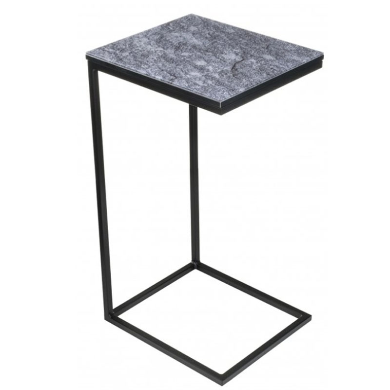 Приставной стол Zermatt Side Table gray Серый (Gray) в Санкт-петербурге | Loft Concept 