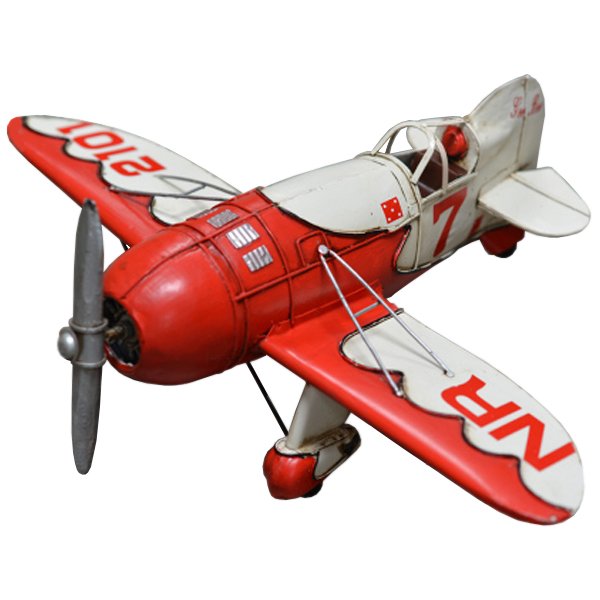 Модель самолета красный белый GEE BEE R-2 Красный Белый в Санкт-петербурге | Loft Concept 