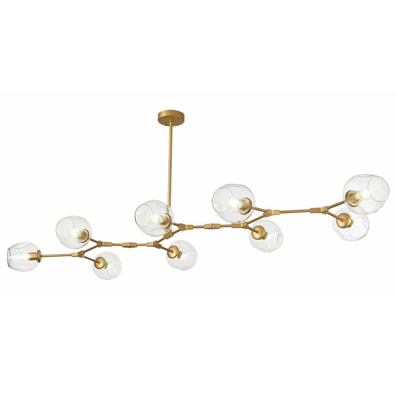 Люстра Branching Bubble Chandelier 9 gold Золотой в Санкт-петербурге | Loft Concept 