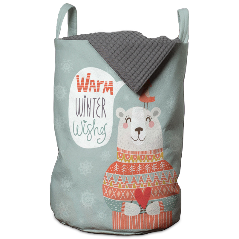 Корзина Warm winter wishes Basket Мульти в Санкт-петербурге | Loft Concept 