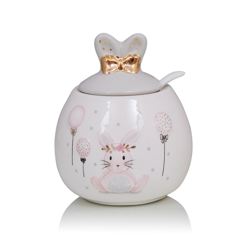 Ваза Kids Vase Bunny III Розовый пастельный Серый в Санкт-петербурге | Loft Concept 