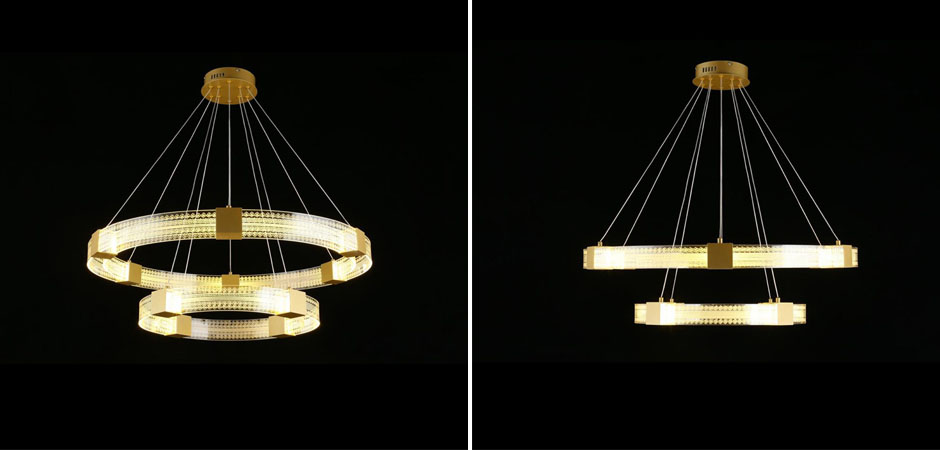 Люстра Два Кольца Ring Horizontal Ornament Meander 2 Люстра Два Кольца Ring Horizontal Ornament Meander 2 - Loft-Concept в Санкт-петербурге