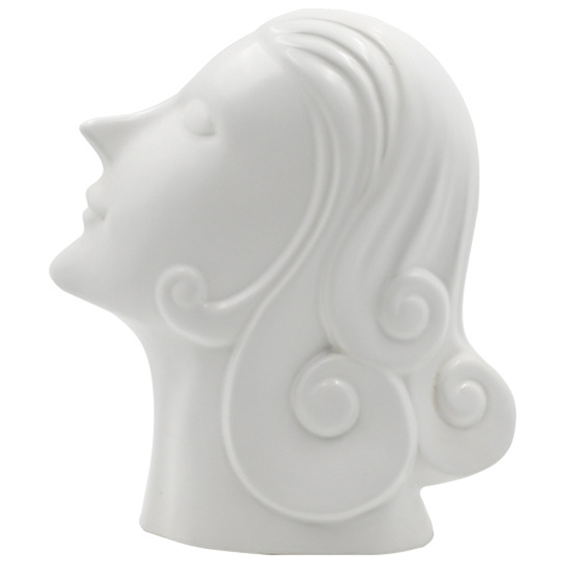 Статуэтка Side Profile White Statuette Белый в Санкт-петербурге | Loft Concept 