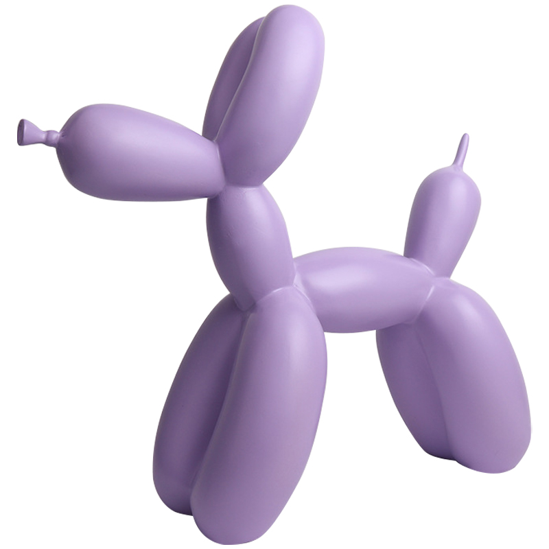 Статуэтка Jeff Koons Balloon Dog Matte Lilac Сиреневый в Санкт-петербурге | Loft Concept 