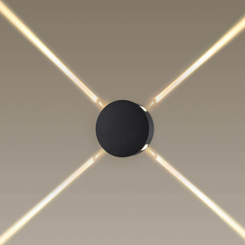 Спот Jedi Beam Sconce Circle black Черный в Санкт-петербурге | Loft Concept 