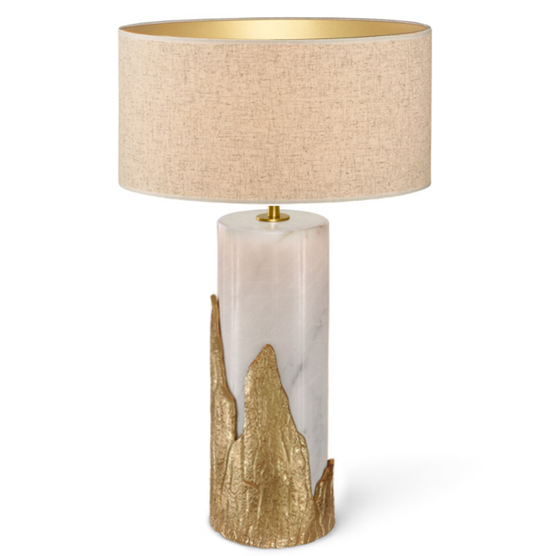 Настольная лампа Amber TABLE LAMP Ginger and Jagger Золотой Белый в Санкт-петербурге | Loft Concept 