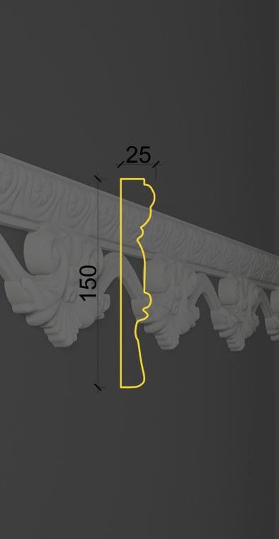 Молдинг с орнаментом MO-28 в Санкт-петербурге