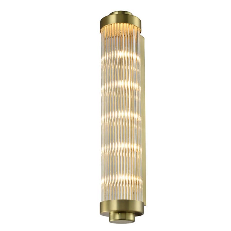 Бра Buck Glass TUBE Wall Lamp Brass Латунь Прозрачный (Transparent) в Санкт-петербурге | Loft Concept 