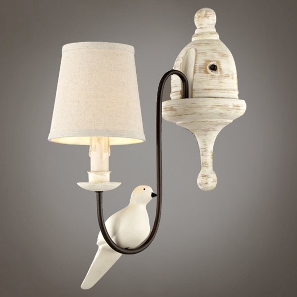 Бра Norman Bird Wall Lamp one ivory ( слоновая кость ) в Санкт-петербурге | Loft Concept 