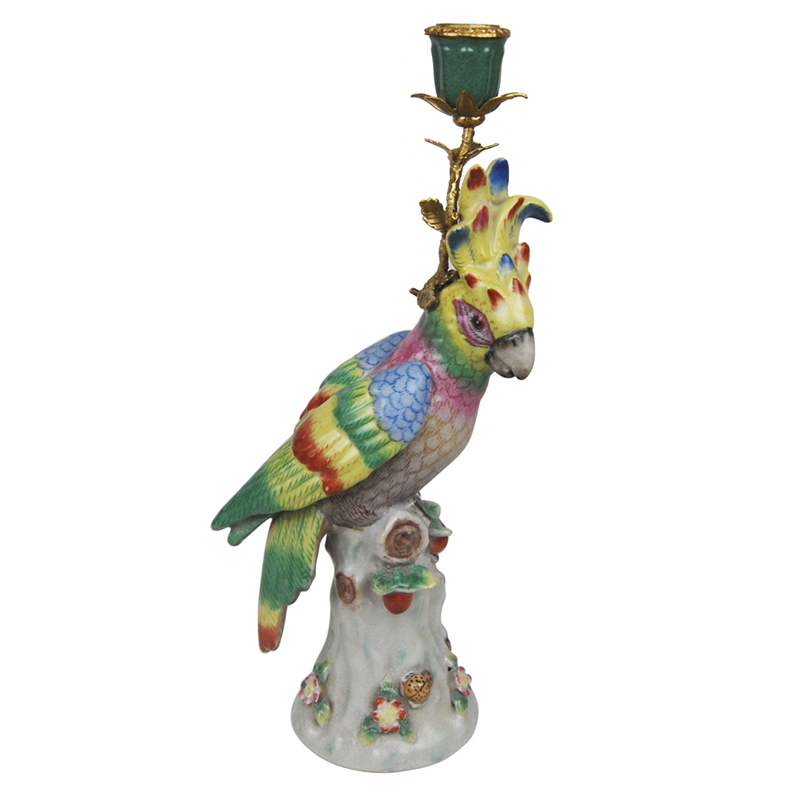 Подсвечник Corella Parrot Candlestick Мульти в Санкт-петербурге | Loft Concept 