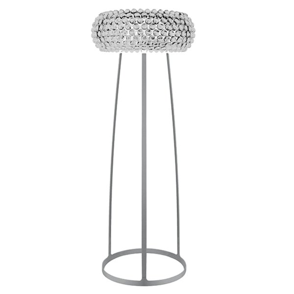 Торшер Foscarini Caboche Floor Lamp Белый Прозрачный в Санкт-петербурге | Loft Concept 