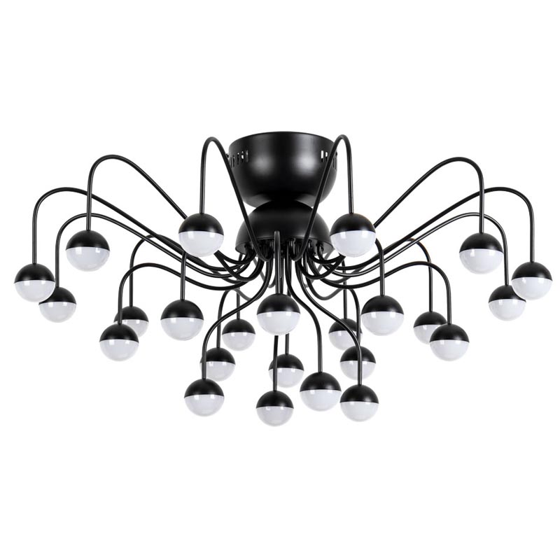 Потолочная люстра Vilelme Chandelier black Черный в Санкт-петербурге | Loft Concept 