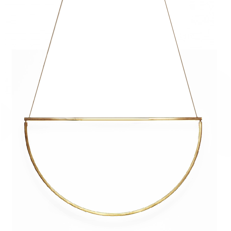 Подвесной светильник Solana Hanging lamp 55 см Золотой в Санкт-петербурге | Loft Concept 