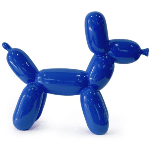 Статуэтка Jeff Koons Balloon Dog large Красный Черный Белый Желтый Синий в Санкт-петербурге | Loft Concept 