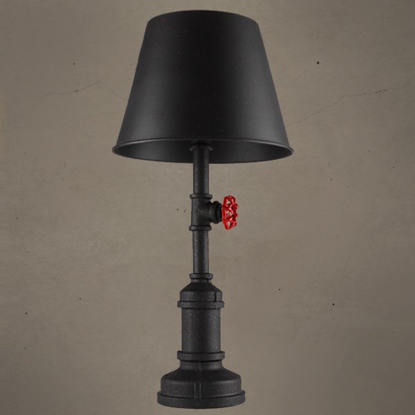 Настольная лампа Table Lamp Red Water Tap Cone Черный в Санкт-петербурге | Loft Concept 