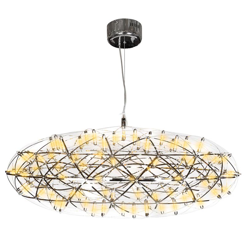 Люстра Moooi 3D Sphere Oval Yellow lamp L Хром в Санкт-петербурге | Loft Concept 